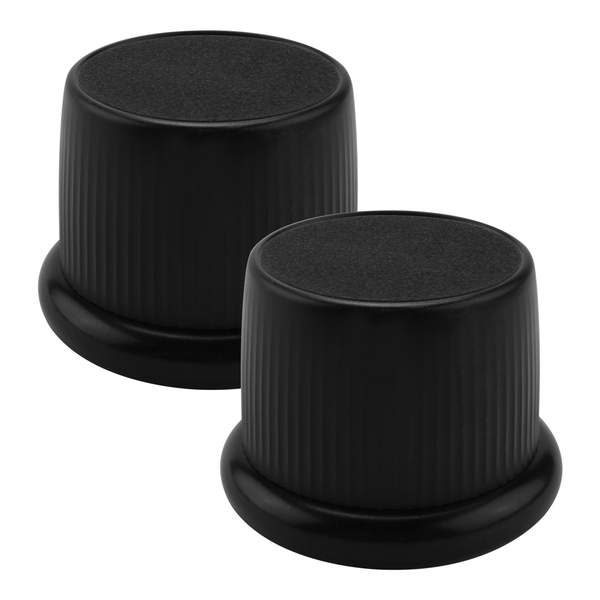 Adjustable Bed Risers Furniture Sofa Table Couch Floor Lift -Black - 2 Pairs