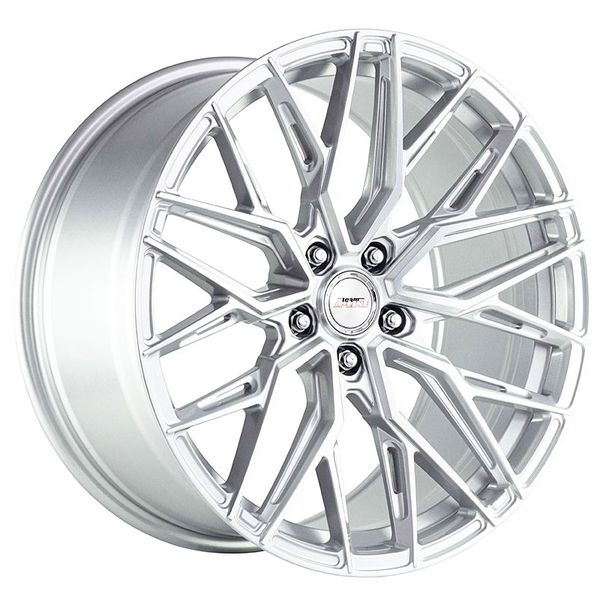 19" Rim A-Line Spy 5/112 Silver Machine Face Flow Form Alloy Wheels - Set-4