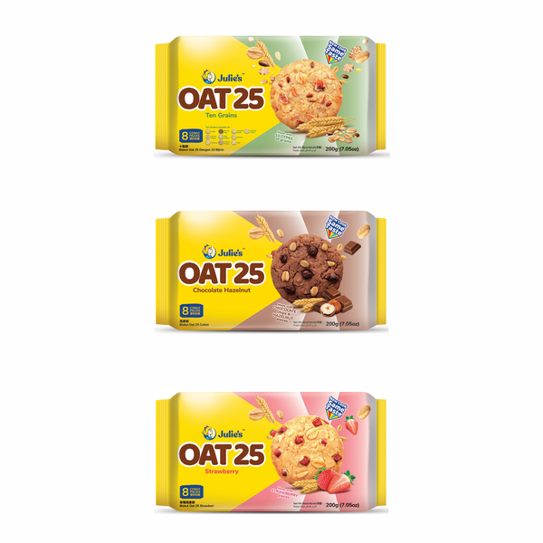 Julie's Oat Biscuit - 3 Flavour Combo
