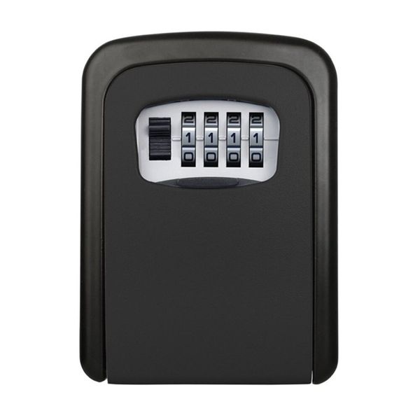 Waterproof 4-Digit Combination Wall Mount Key Safe Holder - Sliver