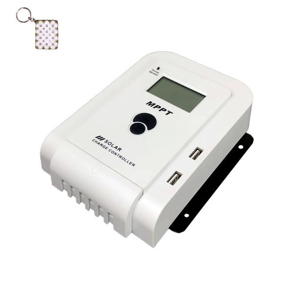 XF0839 MPPT White Solar Charge Controller With LCD Display And A Keyholder