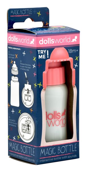 Dolls Magic Bottle Interactive with Sound - Imaginative Play, Pretend