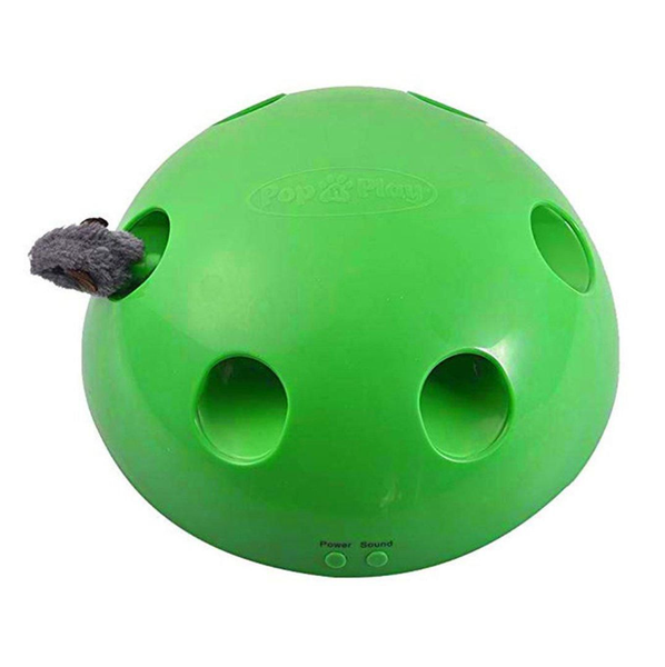 Unique Dome Shape Electronic Mouse Teaser Cat Toy