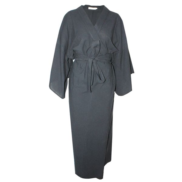 Japanese Kimono Style Gown in Black