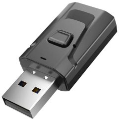 USB 5.0 Adapter 4-in-1 Wireless Stereo Audio Transmitter Receiver Adapter
