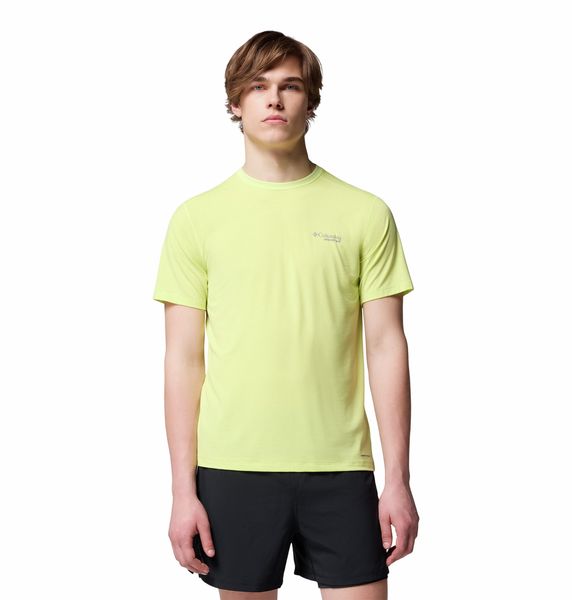 Columbia Men's Endless Trail Running Tech Tee Neon Light