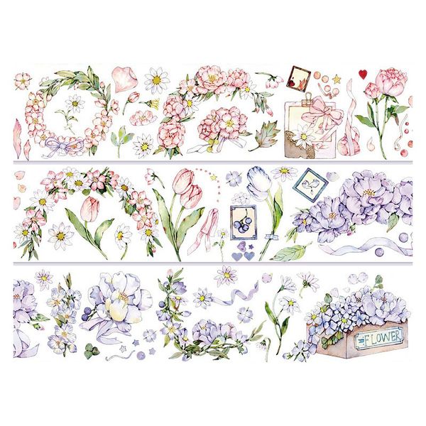 La Laila - Washi Tape Pink &amp; Purple Blossoming