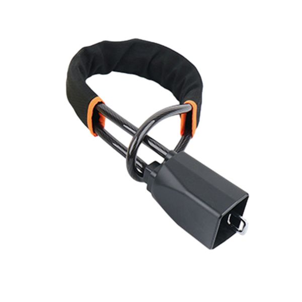 Car Steering Wheel Cable Lock - Bold Anti-theft Universal Yellow