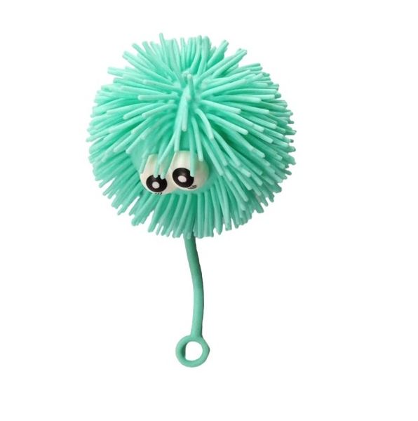 LED Hairy Squeeze Bouncy Ball