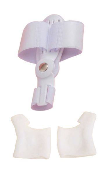 1 Piece Hallux Valgus Toe Splitter &amp; 2 Pieces Silicone Forefoot Protector