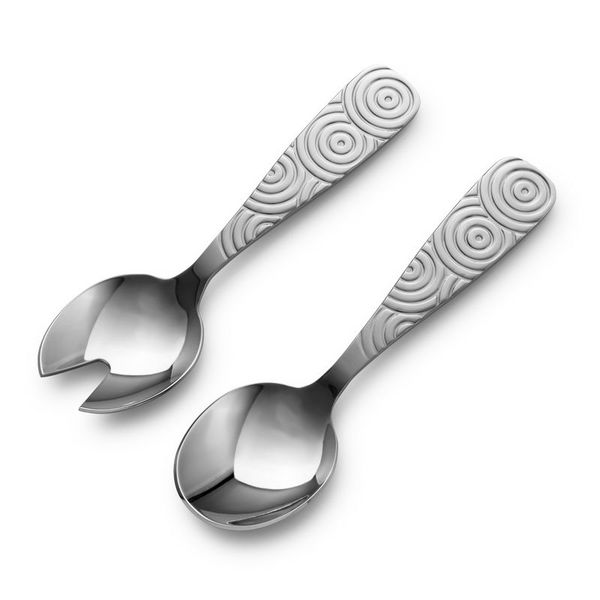 Carrol Boyes Salad Servers Mini - Stellar