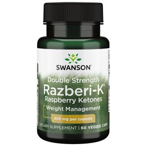 Swanson Double Strength Razberi-K Raspberry Ketones 200 mg - 60 Veg Caps