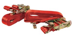 Xtreme Living - 2 Piece Ratchet Tie Down Set In Holder