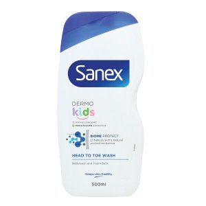 Sanex- Dermo Kids Body Wash and Foam Bath- 500ml Pack