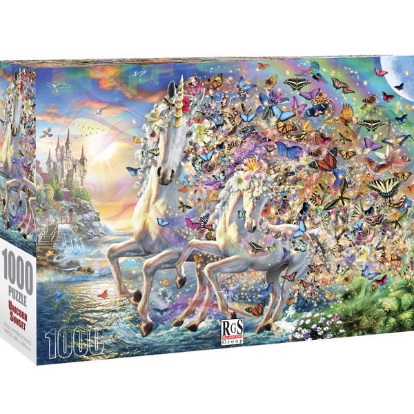 RGS Group Unicorn Sunset Jigsaw Puzzle - 1000 Piece