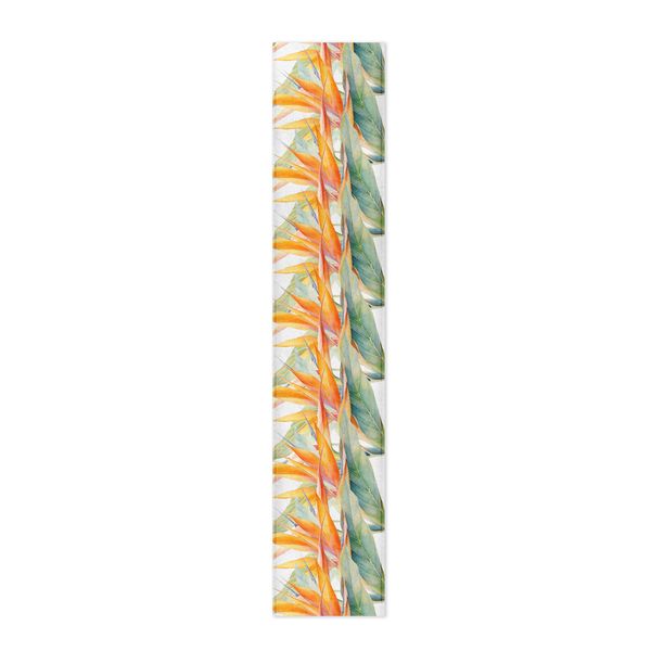 Orange Strelitzias Table Runner