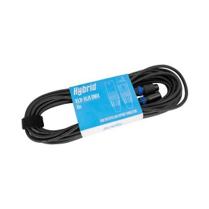 Hybrid XLR Male-XLR Female Dmx Lighting cable waterproof connectors 10M