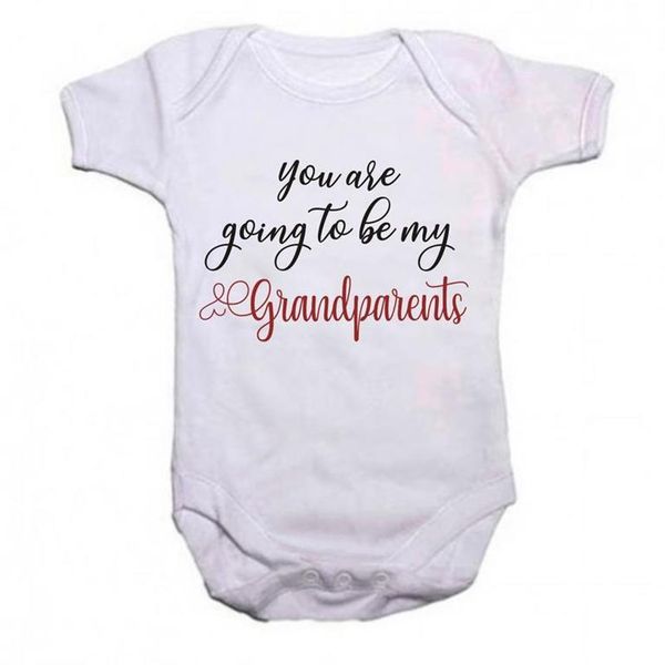 Qtees Africa Your'e going to be my Grandparents baby grow