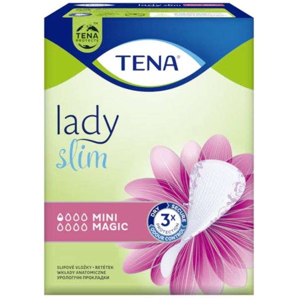 TENA Lady Slim Mini Magic Pads/ Liners (34 Pack x 2)