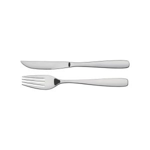 Tramontina 2 Piece Steak Set Essential Range Stainless Steel Dishwasher Safe