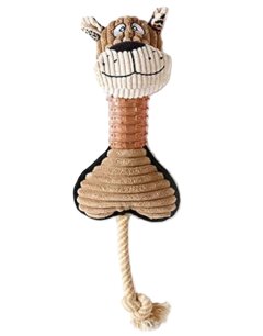 Lion on Rope Dog Chew Toy