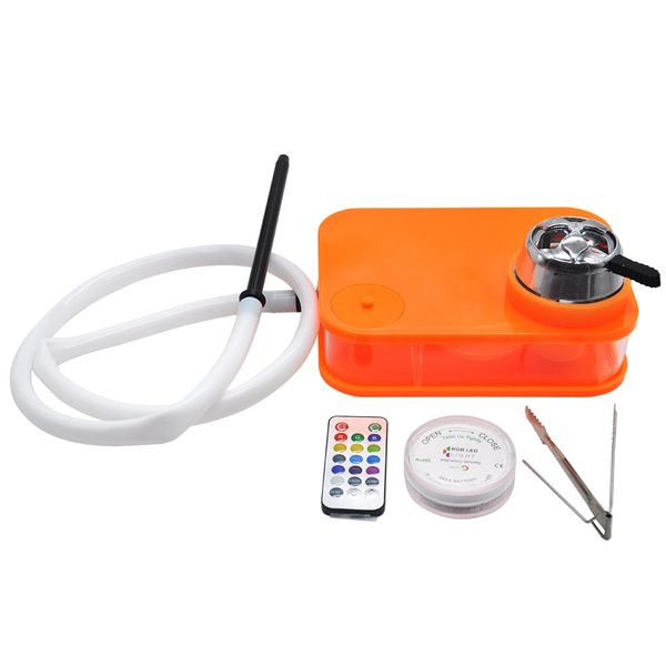 Hot Box Hookah Pipe - Orange