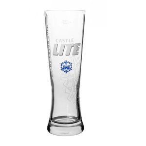 Beer Glass - Castle Lite Tumbler 500ml (Set of 6)