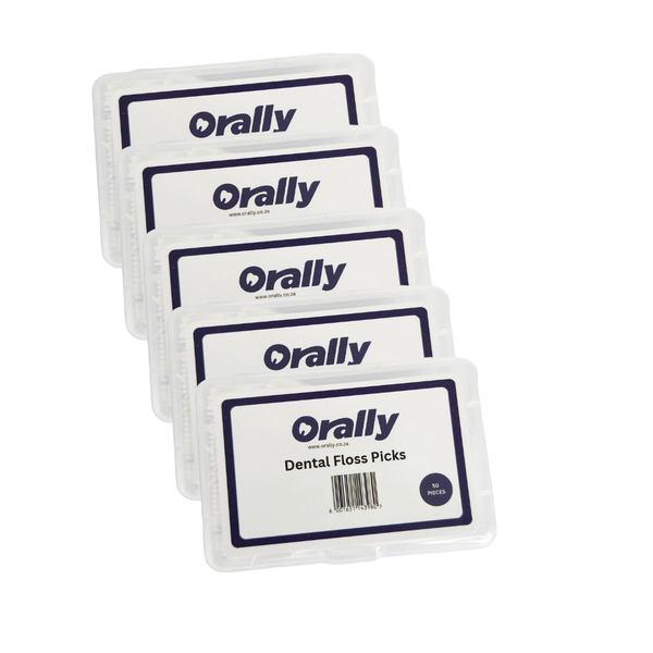 Orally Dental Floss Picks (Pack of 5)