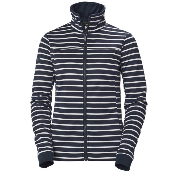 Helly Hansen - Womens Crew Fleece Jacket - Navy Stripe