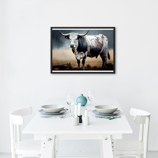 Nguni Bull 004 Wall Art