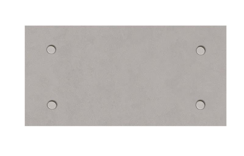 Echo-less Printed Fibre Acoustic Panel 1,2x0,6m - Concrete Slab (4 pack)