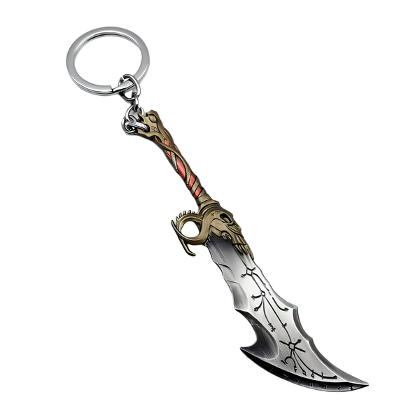 God of War Iconic Kratos Weapon 15cm Steel Keyring