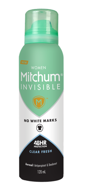 Mitchum Invisible Anti-Perspirant &amp; Deodorant Women - Clear Fresh - 120ml