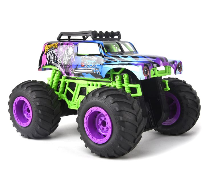 RC Leading 1/14 R/C 31cm Reaper Monster Truck Stunt Car 2.4GHz USB Charger