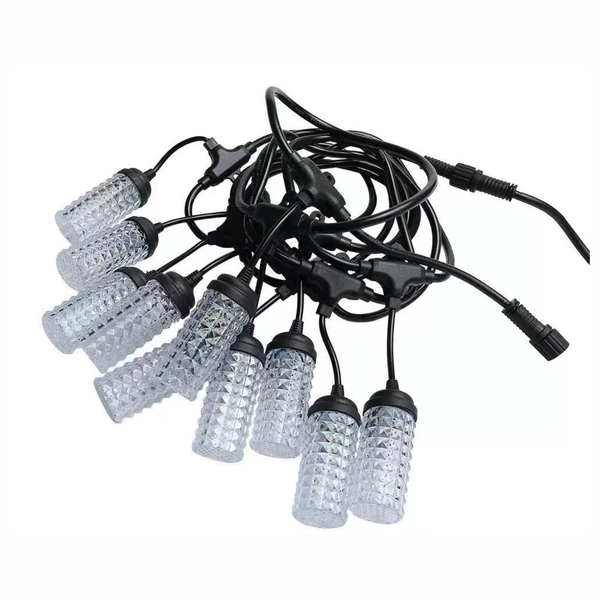 5M 10 Bulb, Plug-In LED String Light Set - Multi-Color Bulbs