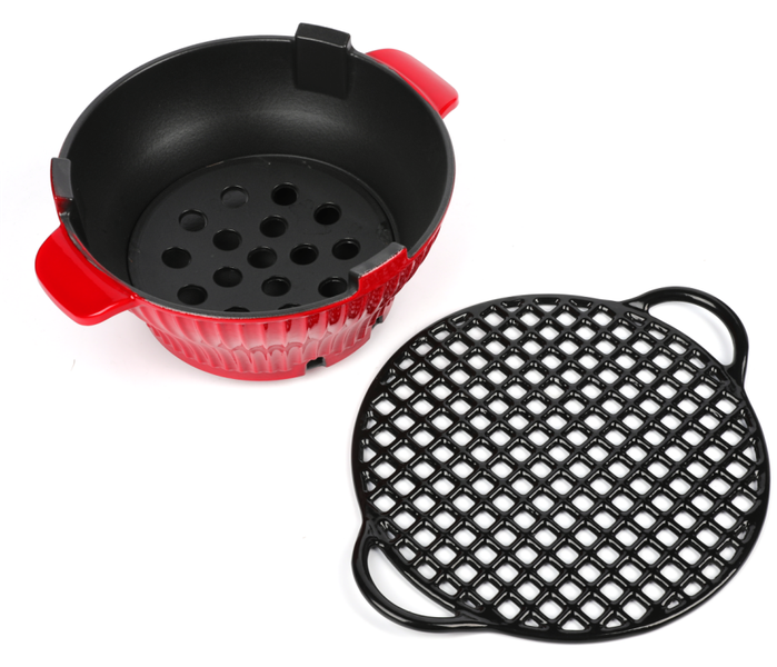 CDH-2019 Cast Iron Enamel Carbon Furnace with Grill Plate
