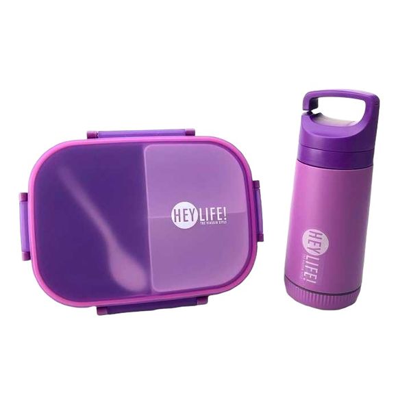 Children School Lunch Box Set with Water Bottle