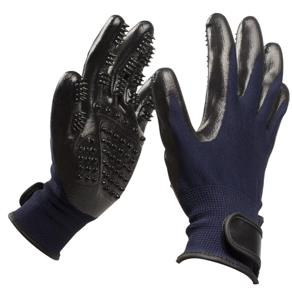 Brush Gloves for Cleaning the Fur of Dogs, Cats, or Other Pets