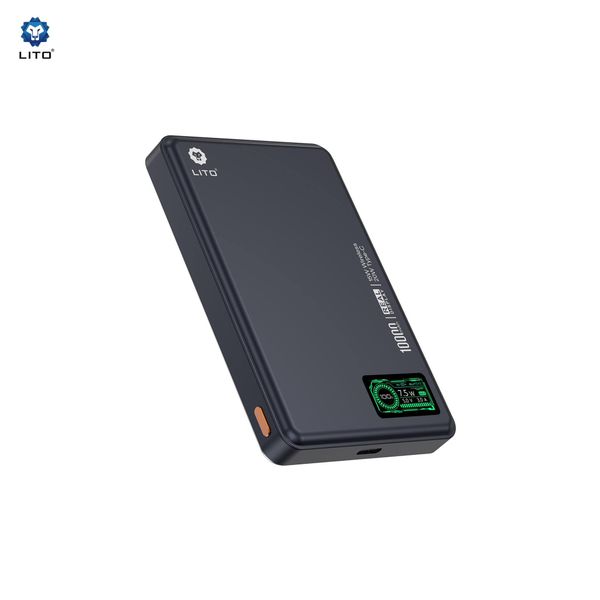 LITO LP07 Wireless Power Bank 10000mAh - Fast Charging Slim &amp;Portable Black