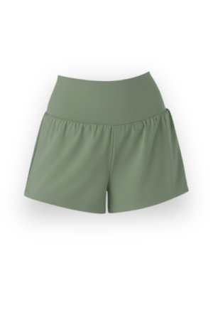 Gymrat Women's Summer Athletic Shorts (Lime Green)