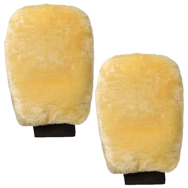 SUITU - Thick Scratch-Free Plush Car Wash Cleaning Gloves - 2 Pack