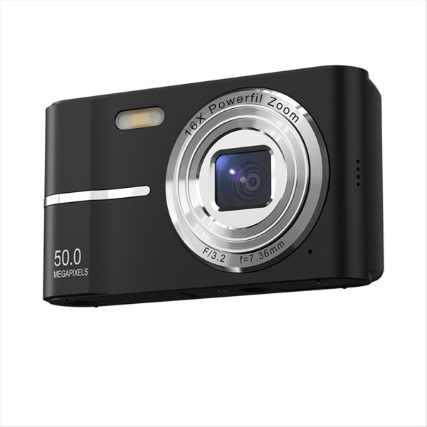 2 4 Inch 50Mp 16X Zoom Video Recorder Camera Black