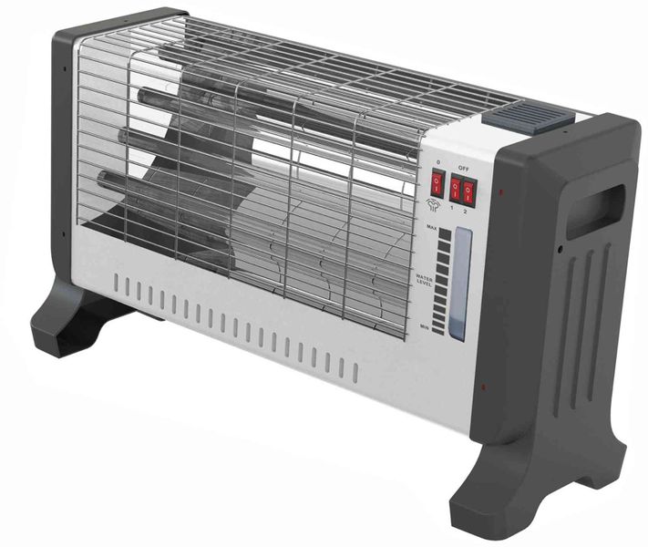 Goldair 4 bar quartz heater with 2 settings. Has also humidifier.