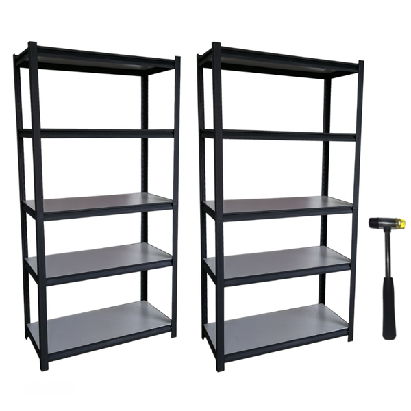 Anchor 5-Tier Wood Veneer Heavy Duty Shelving 180x90x40cm 250kg
