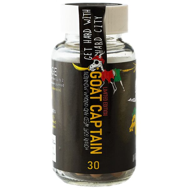 Hard City Elite Goat Captain - 30 Capsules - Potent Men s Health Formula