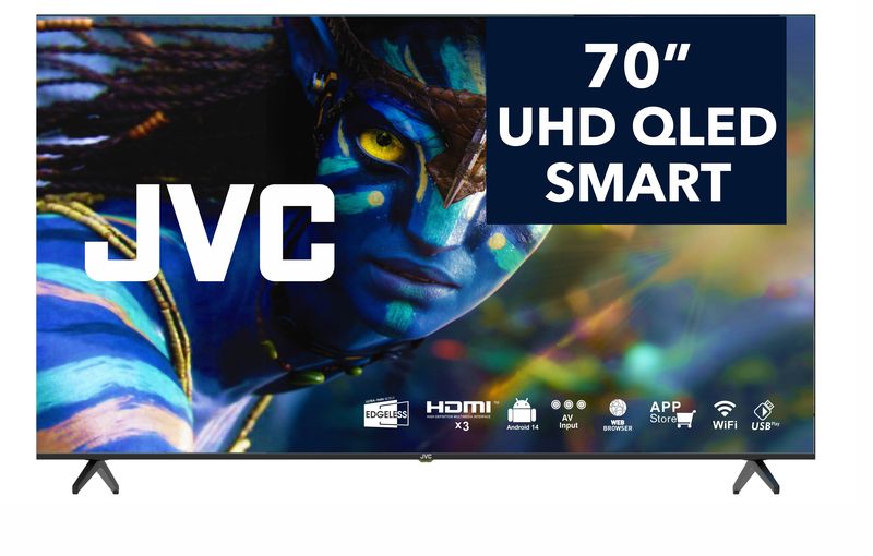 JVC 70" N7145 UHD 4K QLED Smart TV