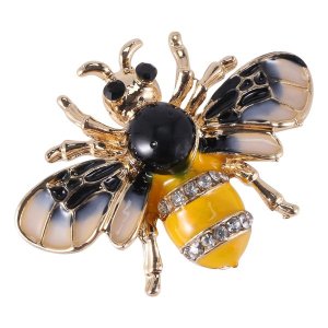 Bumble Bee Crystal Brooch Pin Costume Badge Party Gift Fashion bee
