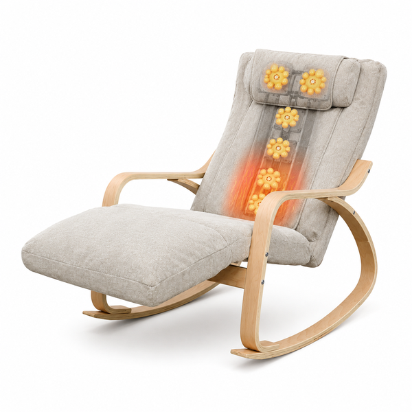Refined Spaces Lounger - Massage Chair with Heat &amp; Full-Back Massage