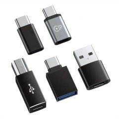 HASHBROWN'S 5pcs USB A to USB C Adapters