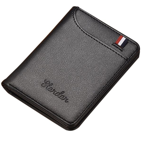 Men's Card Holder Briefcase Portable Document Card Holder Balck